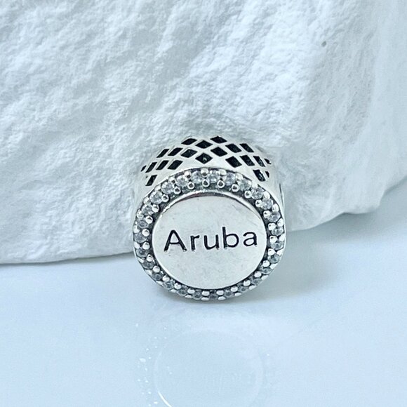 Pandora Sea Beach S925 Silver Bead Charm - Picture 7 of 9